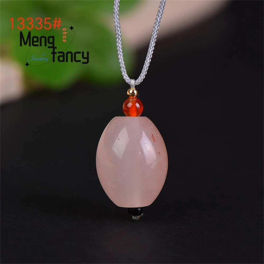 Exquisite Natural Exquisite Peach Blossom Stuffed Water Drop Jade Pendant Simple Fashion Fine Jewelry Best Selling Holiday Gifts
Exquisite Natural Exquisite Peach Blossom Stuffed Water Drop Jade Pendant Simple Fashion Fine Jewelry Best Selling Holiday Gifts
