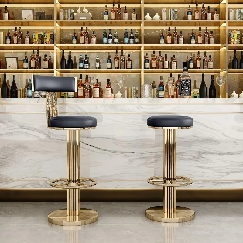 Swivel bar stool with backrest, modern adjustable height bar stool for kitchen island bar stool
Swivel bar stool with backrest, modern adjustable height bar stool for kitchen island bar stool