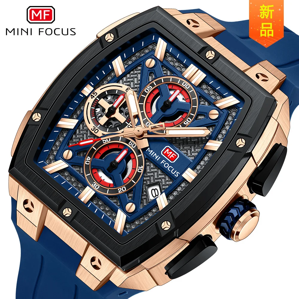 FOCUS 0602G Fashion Chronograph Multi functional Quartz Watch Sport 5ATM Waterproof Silicone Men's Watch relogios masculino
FOCUS 0602G Fashion Chronograph Multi functional Quartz Watch Sport 5ATM Waterproof Silicone Men's Watch relogios masculino