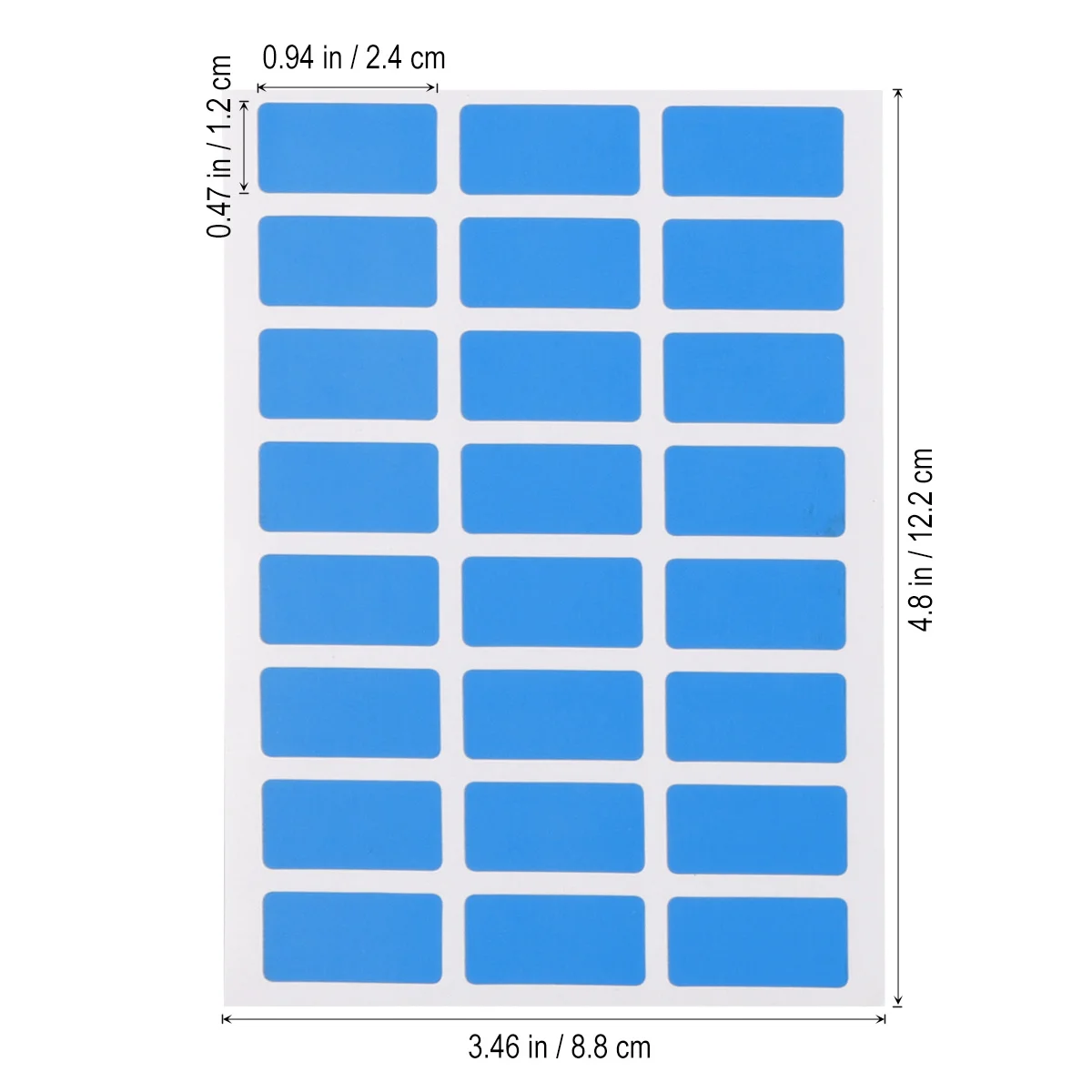 6Pcs Self Adhesive Color Coding Stickers Rectangular Labels for Identification Home Office School Use Long Lasting
6Pcs Self Adhesive Color Coding Stickers Rectangular Labels for Identification Home Office School Use Long Lasting