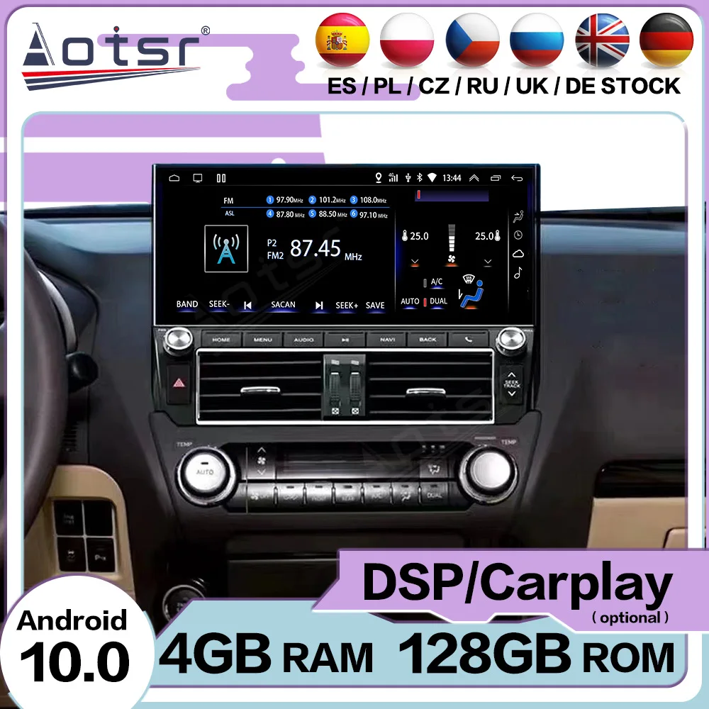 6 + 128G 12,3 дюймов Android для Toyota PRADO 2014 - 2017 автомобильное радио GPS-навигация видео мультимедийный плеер стерео приемник головное устройство
6 + 128G 12,3 дюймов Android для Toyota PRADO 2014 - 2017 автомобильное радио GPS-навигация видео мультимедийный плеер стерео приемник головное устройство