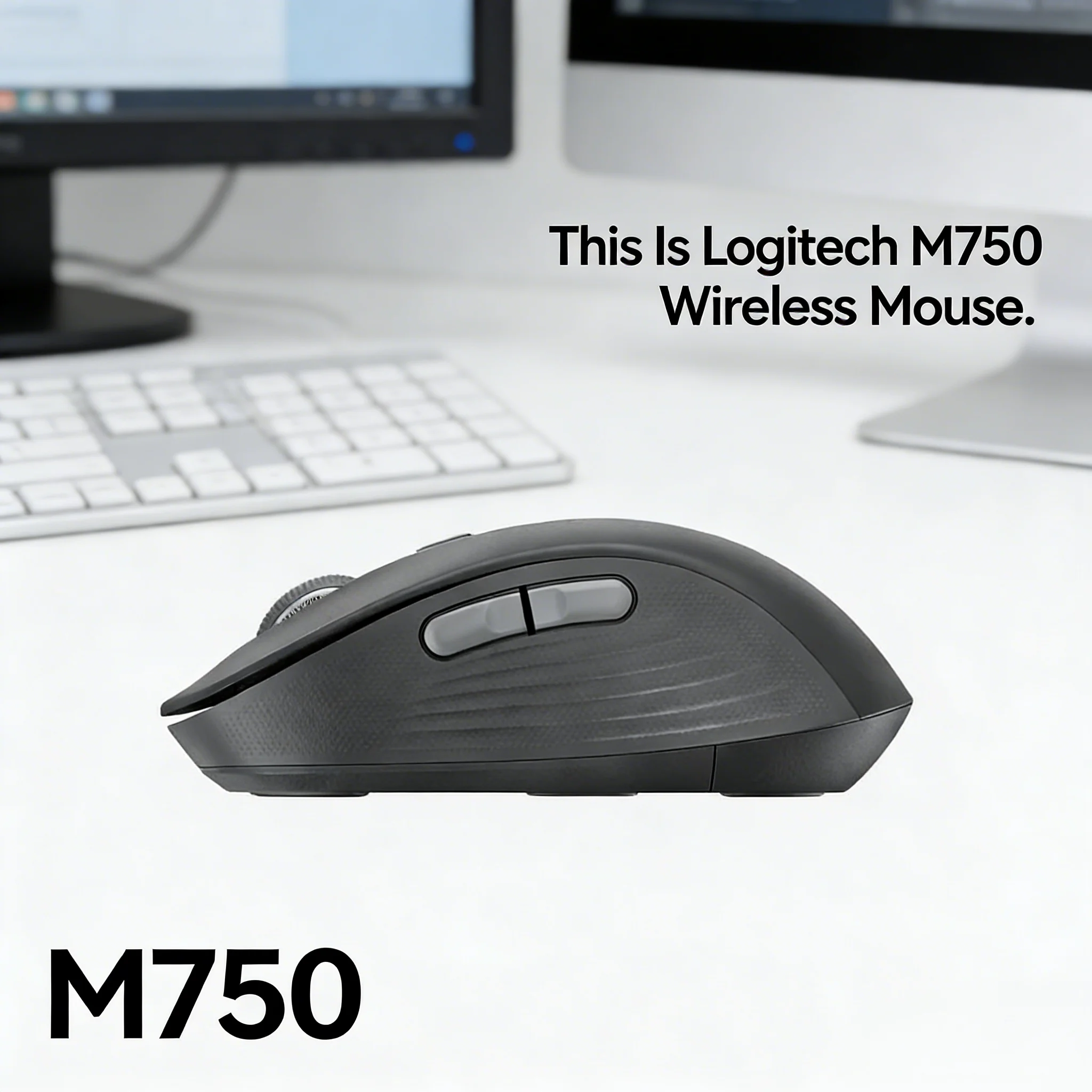 Бесшумная мышь Logitech M750 Silent Click для офиса с двойным режимом подключения
Бесшумная мышь Logitech M750 Silent Click для офиса с двойным режимом подключения