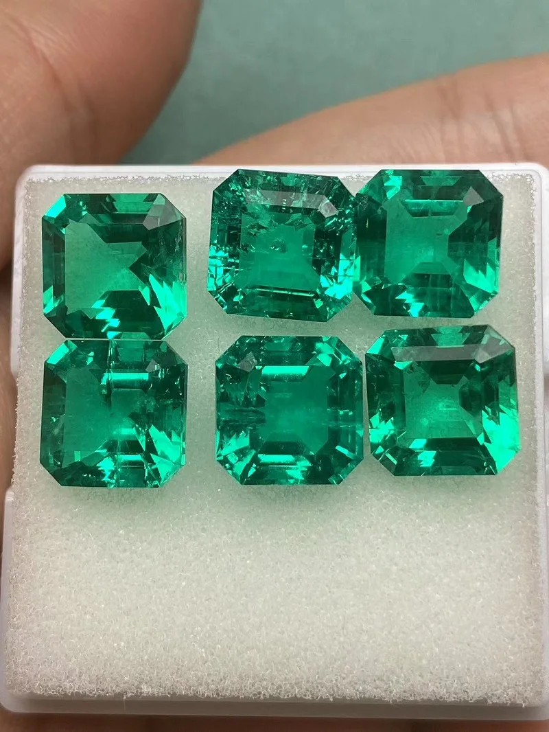 Ruif High Quality Hydrothermal Method 5mm-13mm Asscher Cut Lab Grown Emerald Loose Stone for Fine Jewelry Making
Ruif High Quality Hydrothermal Method 5mm-13mm Asscher Cut Lab Grown Emerald Loose Stone for Fine Jewelry Making