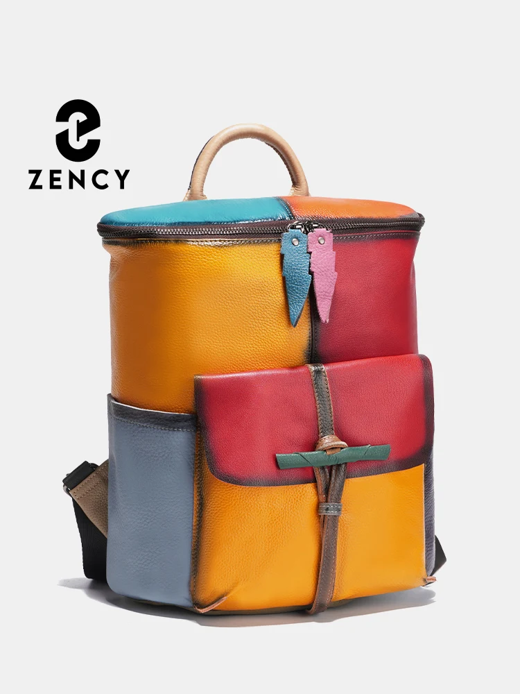 Zency Women's Genuine Leather Backpack Large Capacity Rucksack Knapsack Fashion Designer Backpack Trendy For Travel Shopping
Zency Women's Genuine Leather Backpack Large Capacity Rucksack Knapsack Fashion Designer Backpack Trendy For Travel Shopping