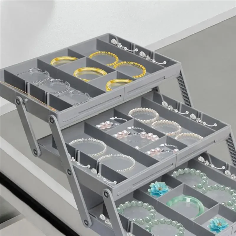 G6-2/3 Tier Jewelry Display Stackable Exquisite Jewellery Holder Portable Ring Earrings Necklace Organizer Storage Box
G6-2/3 Tier Jewelry Display Stackable Exquisite Jewellery Holder Portable Ring Earrings Necklace Organizer Storage Box