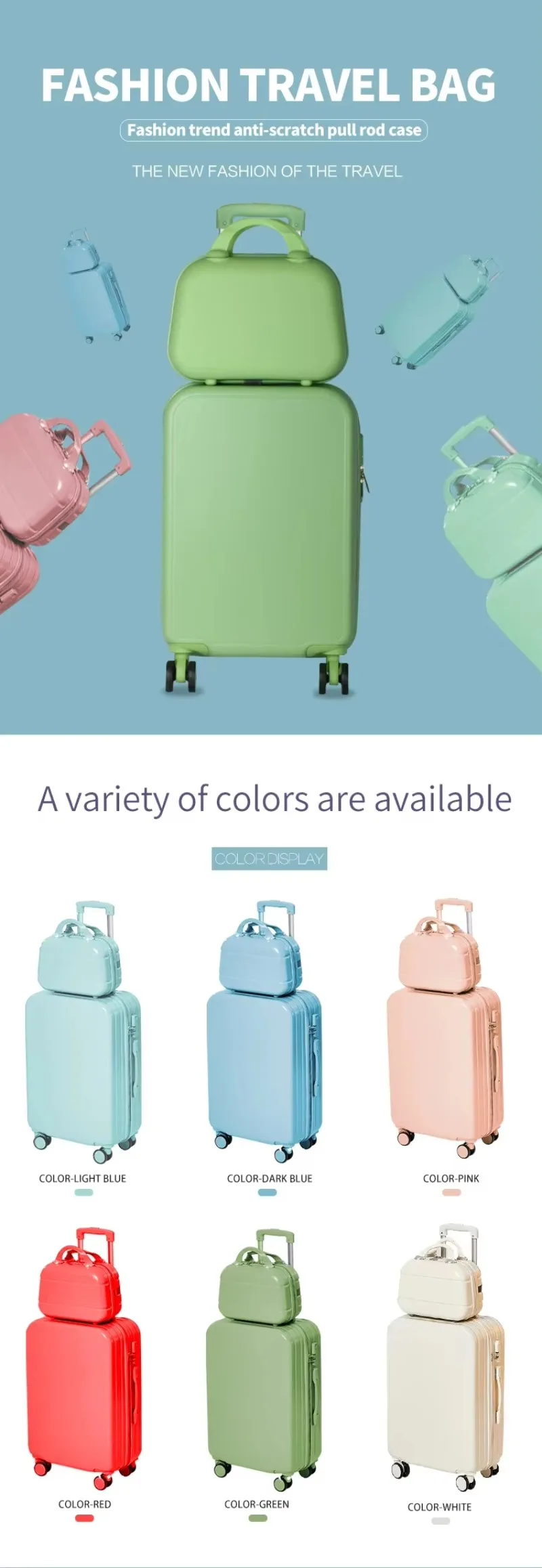 Pailox Durable Hardside Luggage 2-Piece Luggage Carry-on Suitcase Set Travel Set 20" Carry-on Spinner Luggage Lightweight
Pailox Durable Hardside Luggage 2-Piece Luggage Carry-on Suitcase Set Travel Set 20" Carry-on Spinner Luggage Lightweight