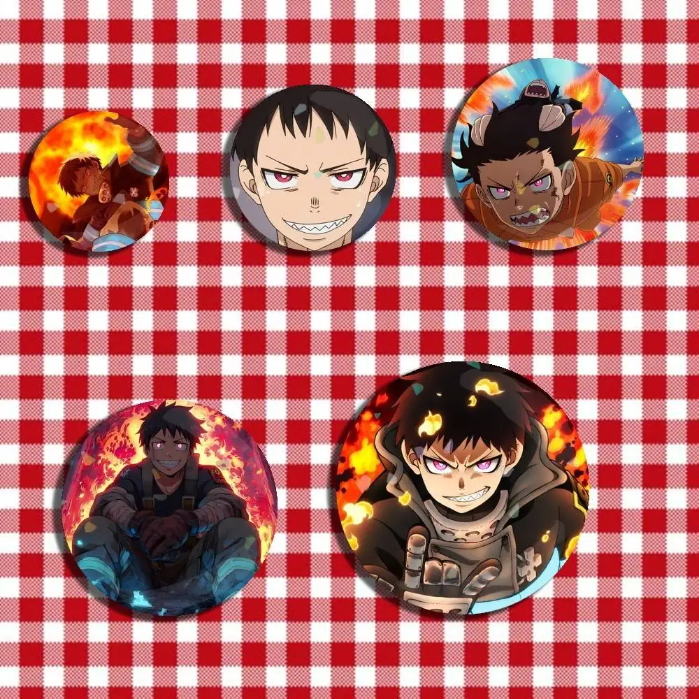 Fire Force Shinra Kusakabe Badge Stage Brooches on Backpack Clothes Handmade Round Enamel Pins for Jewelry Gift Bag Accessory
Fire Force Shinra Kusakabe Badge Stage Brooches on Backpack Clothes Handmade Round Enamel Pins for Jewelry Gift Bag Accessory