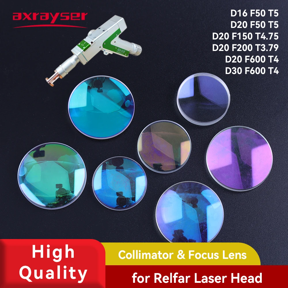 Relfar Laser Focusing Lens D20 F150 F200 F600 Fiber Laser Collimating D16 F40 T5 1064nm For Relfar Laser Welding Head
Relfar Laser Focusing Lens D20 F150 F200 F600 Fiber Laser Collimating D16 F40 T5 1064nm For Relfar Laser Welding Head
