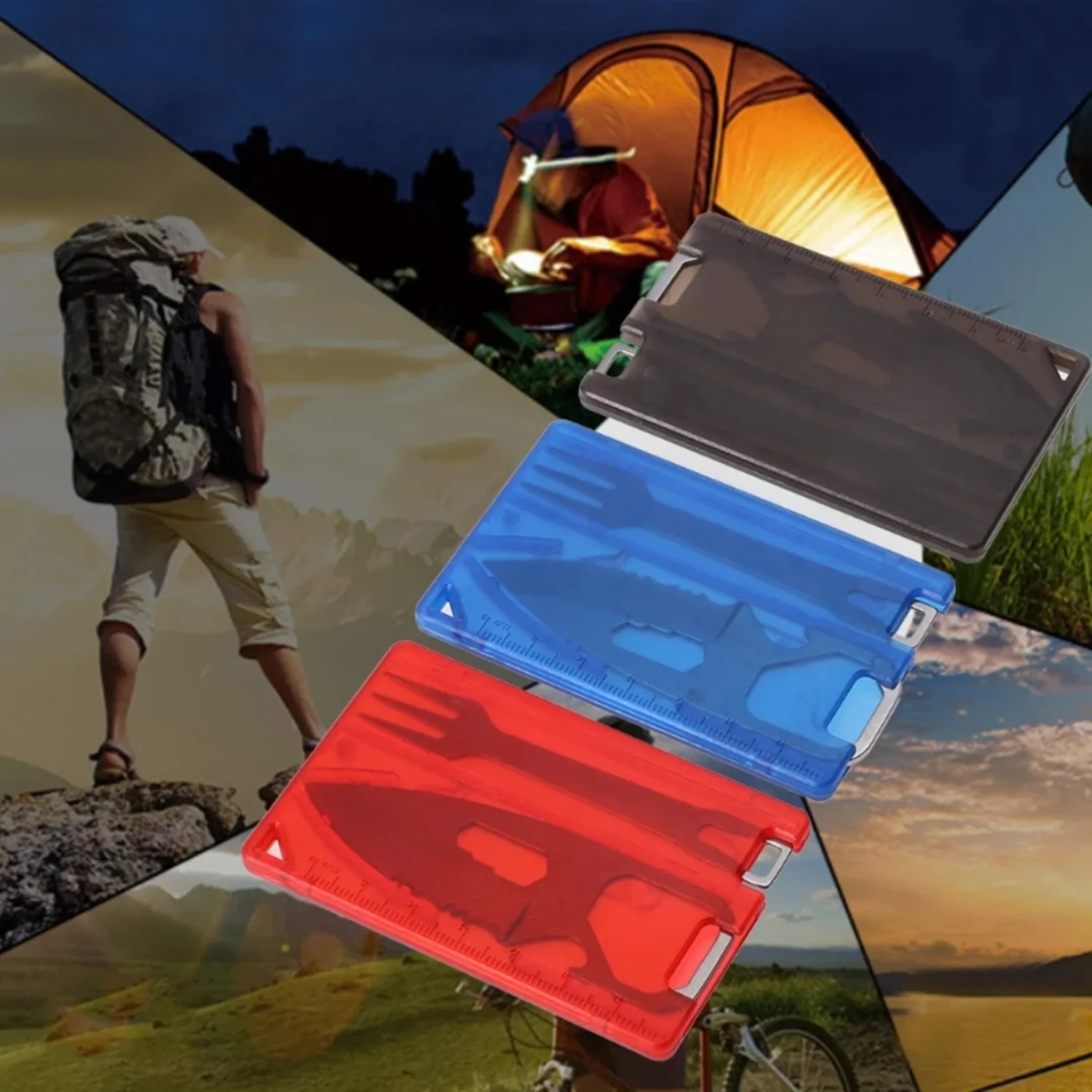 Safety First Aid Outdoor Multifunction Tool Card Camping Survival Equipment Portable Barbecue Fork Card Kits
Safety First Aid Outdoor Multifunction Tool Card Camping Survival Equipment Portable Barbecue Fork Card Kits