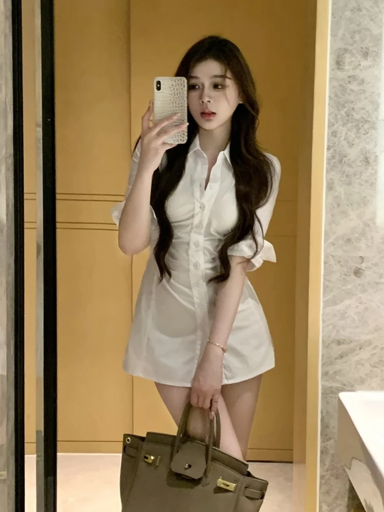 Strive Umei Pure Desire Sexy Design Slim Fit Women's Shirt Korean Style Commute Long Sleeve mid Length Single Button Shirt
Strive Umei Pure Desire Sexy Design Slim Fit Women's Shirt Korean Style Commute Long Sleeve mid Length Single Button Shirt
