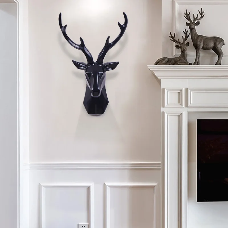 Resin Figurines Deer Head Statue Home Decor Animal Wall Decoration Sculpture Living Room Nordic Home Decoration Accessories
Resin Figurines Deer Head Statue Home Decor Animal Wall Decoration Sculpture Living Room Nordic Home Decoration Accessories