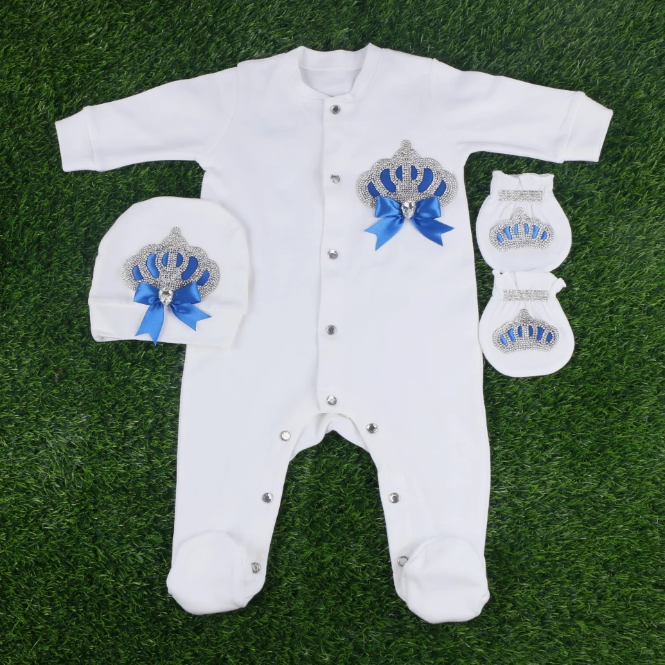 design 3pcs items drop boys girls newborn crown design cloths gift rompers hat glove 1 sets
design 3pcs items drop boys girls newborn crown design cloths gift rompers hat glove 1 sets