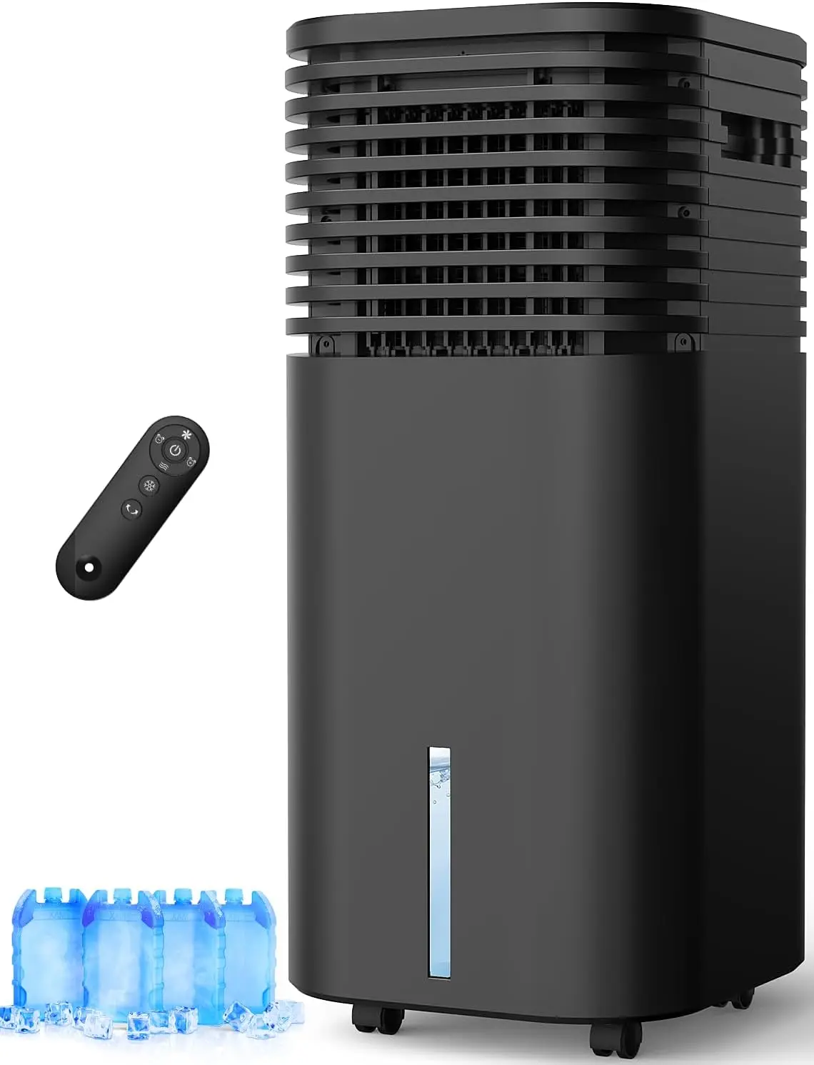 Portable Evaporative Air Cooler, 1800CFM with 4 Modes & 3 Speeds, 15-Hour Timer, 3-Gallon Tank for 24-Hour Cooling Up to 600 Sq.Ft, 120° Oscillation Swamp Cooler, Windowless No-Hose Design for Room
Portable Evaporative Air Cooler, 1800CFM with 4 Modes & 3 Speeds, 15-Hour Timer, 3-Gallon Tank for 24-Hour Cooling Up to 600 Sq.Ft, 120° Oscillation Swamp Cooler, Windowless No-Hose Design for Room