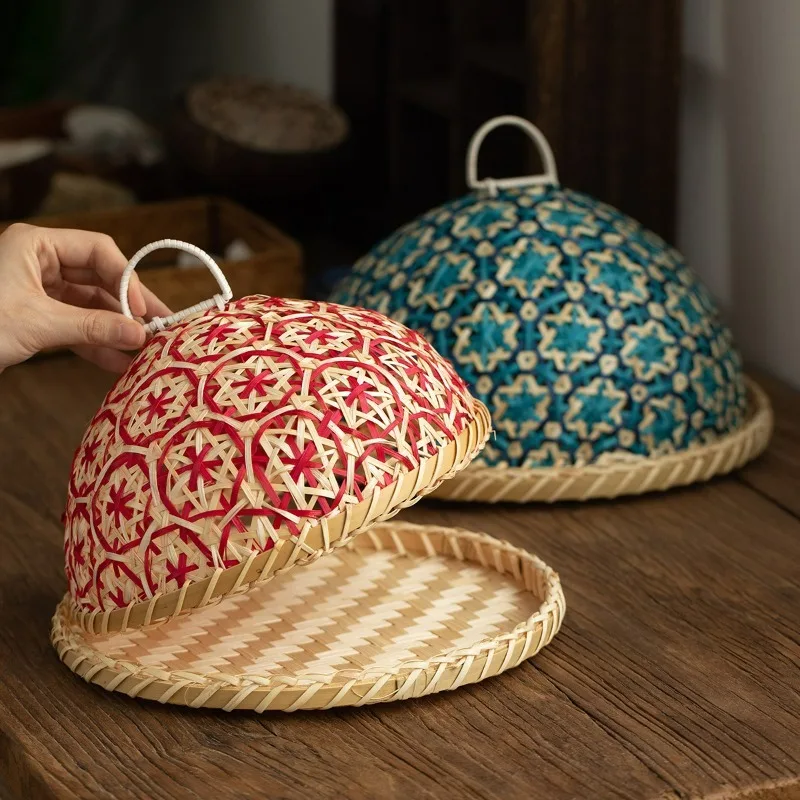 Handmade Rattan Retro Fruit Plate Bread Basket Round with Lid Insect-proof Dining Table Storage Tray Принадлежности Для Кухни
Handmade Rattan Retro Fruit Plate Bread Basket Round with Lid Insect-proof Dining Table Storage Tray Принадлежности Для Кухни
