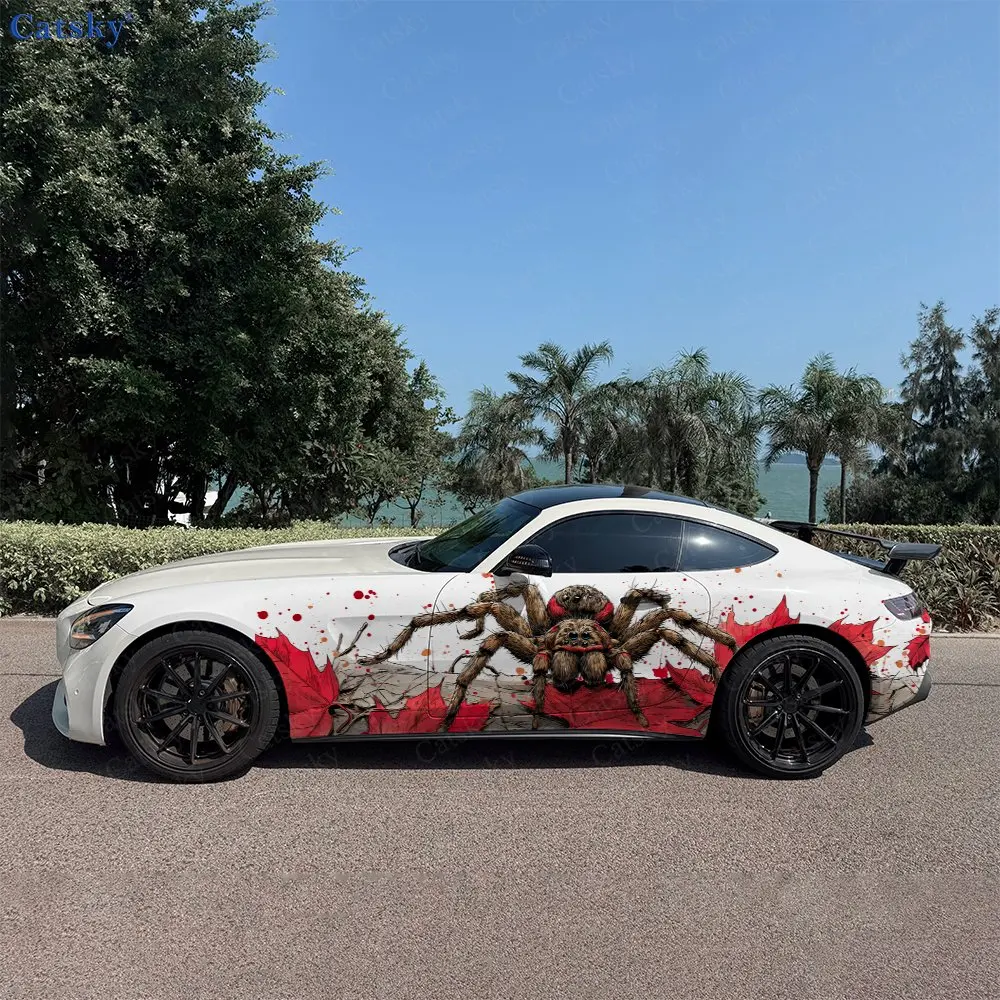 2 шт. виниловых наклеек на автомобиль Maple Red Spider Hunt, прочные, устойчивые к выцветанию, улучшающие эстетику автомобиля, с ярким художественным дизайном
2 шт. виниловых наклеек на автомобиль Maple Red Spider Hunt, прочные, устойчивые к выцветанию, улучшающие эстетику автомобиля, с ярким художественным дизайном