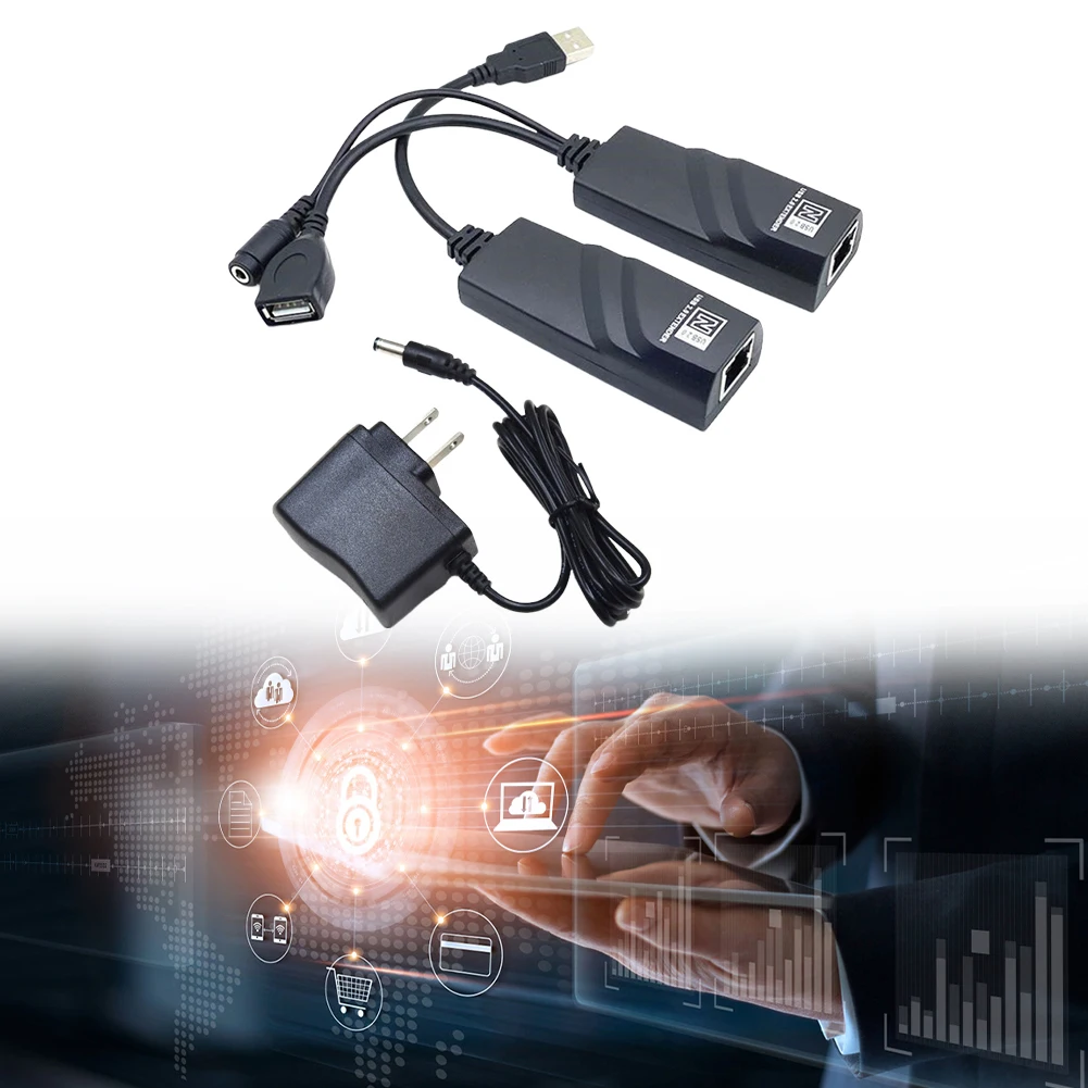 Удлинитель USB 2.0 к подключению RJ45 до 100 м USB-удлинитель Ethernet через Cat5 Cat5E Cat6 для камеры, мыши, клавиатуры
Удлинитель USB 2.0 к подключению RJ45 до 100 м USB-удлинитель Ethernet через Cat5 Cat5E Cat6 для камеры, мыши, клавиатуры