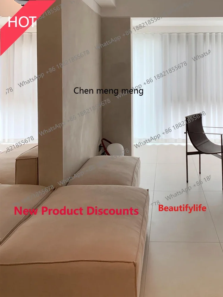 P32 Frosted cloth sofa double-sided horizontal hall, minimalist large flat living room sofa
P32 Frosted cloth sofa double-sided horizontal hall, minimalist large flat living room sofa
