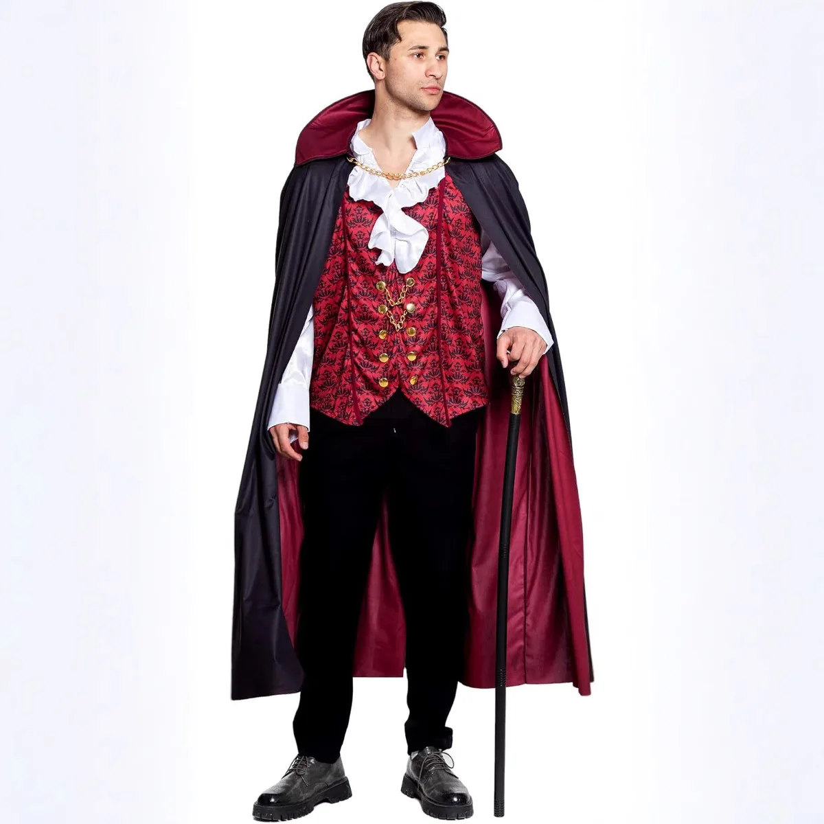 Halloween Costume Set Men's Ethnic Dance Performance Masquerade Outfit Stage Costume Traditional National Style
Halloween Costume Set Men's Ethnic Dance Performance Masquerade Outfit Stage Costume Traditional National Style