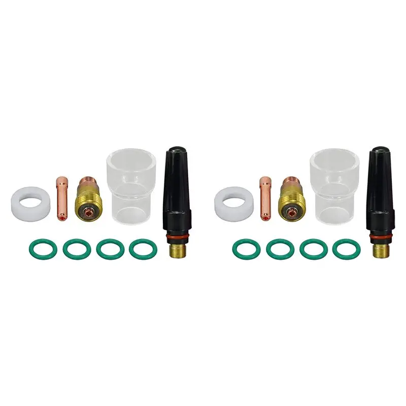 ABUI-TIG Stubby Gas Lens Collet Body 17GL332 12 13/16Inch TIG Gas Lens Insulator For SR WP 17 18 26 TIG Welding Torch 18Pcs
ABUI-TIG Stubby Gas Lens Collet Body 17GL332 12 13/16Inch TIG Gas Lens Insulator For SR WP 17 18 26 TIG Welding Torch 18Pcs