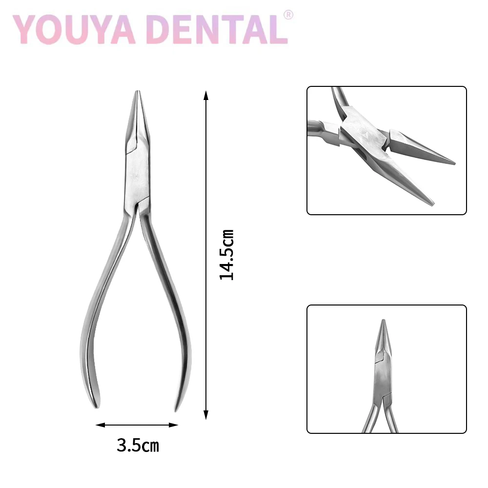1 Pcs Dental orthodontic needle nosed pliers orthopedic archwire bending pliers small archwire dental clinic instruments tools
1 Pcs Dental orthodontic needle nosed pliers orthopedic archwire bending pliers small archwire dental clinic instruments tools