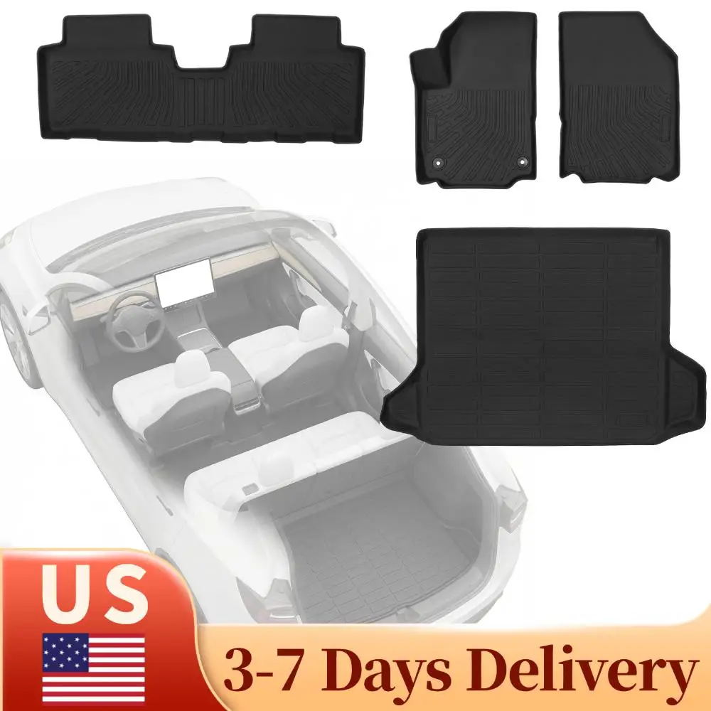 Automotive Floor Mats Cargo Trunk Liner Set All Weather TPE Protection Full Set for Chevrolet Equinox 2018-2024
Automotive Floor Mats Cargo Trunk Liner Set All Weather TPE Protection Full Set for Chevrolet Equinox 2018-2024