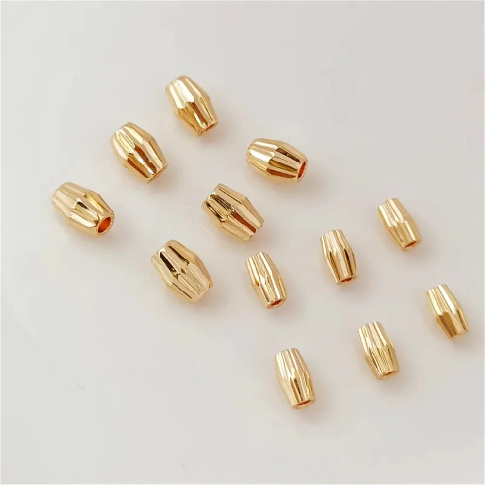 Accessories: 14K Gold-plated Decorated Tube Beads Spacer Cut Straight Tube Loose Beads DIY Handcrafted Jewelry with Beads
Accessories: 14K Gold-plated Decorated Tube Beads Spacer Cut Straight Tube Loose Beads DIY Handcrafted Jewelry with Beads