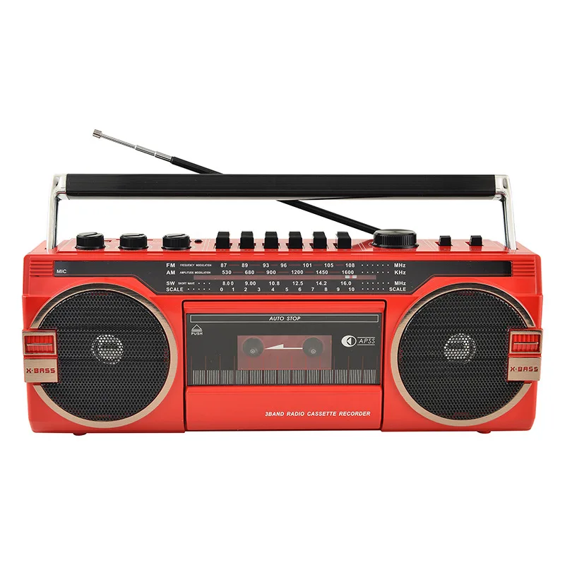 Vintage 80s Nostalgic Radio Tape Player Cassette Recorder Multi-band Radio Multi-function Retro
Vintage 80s Nostalgic Radio Tape Player Cassette Recorder Multi-band Radio Multi-function Retro