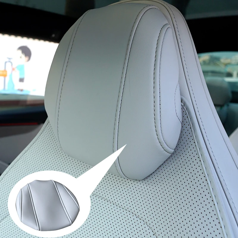 1set 6pcs Full Surround Invisible Headrest & Seat Covers original interior leather color Custom Fit for Tesla Model YL
1set 6pcs Full Surround Invisible Headrest & Seat Covers original interior leather color Custom Fit for Tesla Model YL