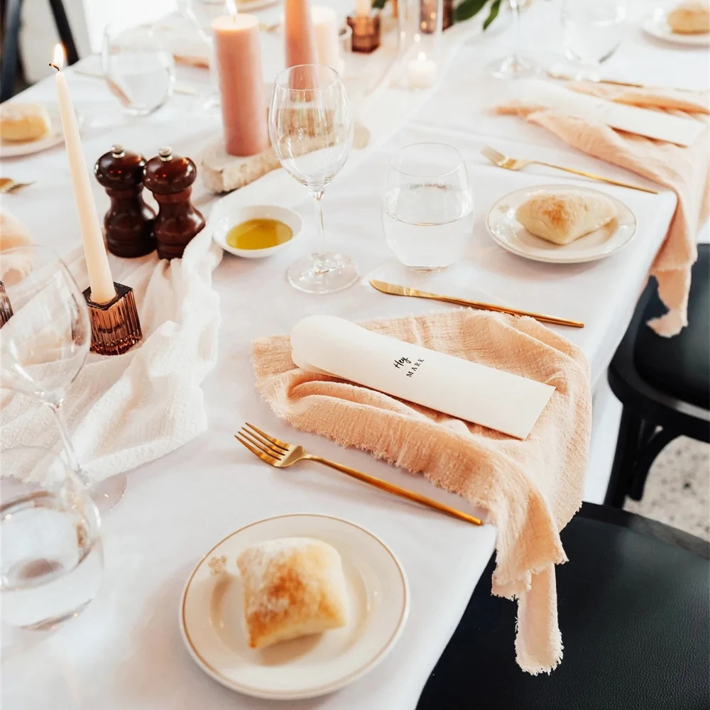 Table Napkins Wedding Party Baby Shower Decoration Cotton Gold Blush Pink Dark Green Beige Blue Cheesecloth Gauze Table Runner
Table Napkins Wedding Party Baby Shower Decoration Cotton Gold Blush Pink Dark Green Beige Blue Cheesecloth Gauze Table Runner