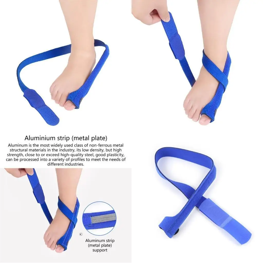 R6FE Big Toe Straightener Overlapping Toe Separator Foot Alignment Tension Strap Orthotics Feet Thumb Adjuster Foot Care Tool
R6FE Big Toe Straightener Overlapping Toe Separator Foot Alignment Tension Strap Orthotics Feet Thumb Adjuster Foot Care Tool