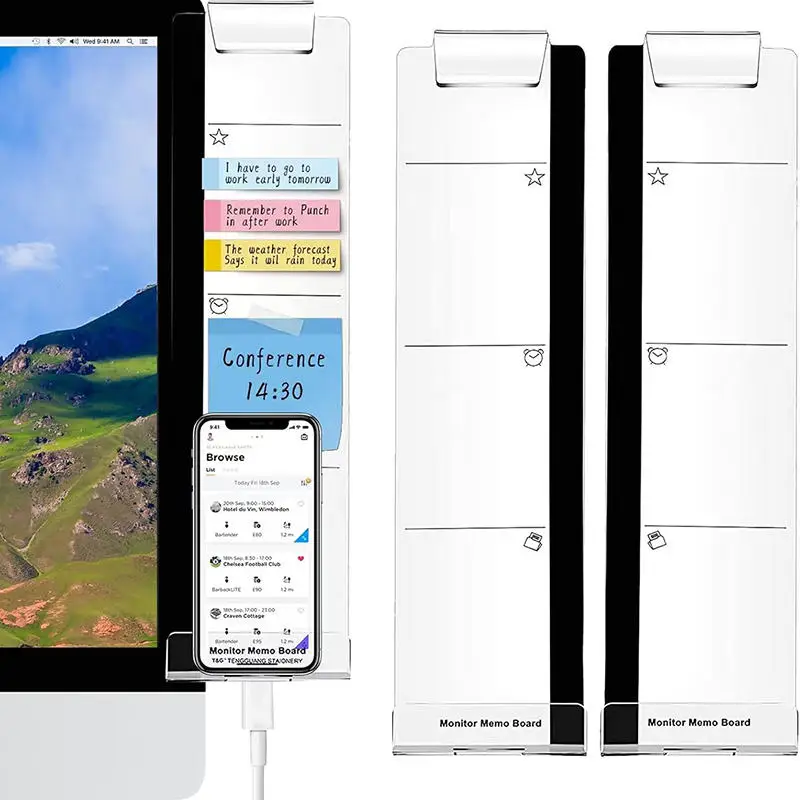 Right Left Acrylic Monitor Memo Board Desk Accessories Computer Display Message Board Computer Sticky Note Clip Office Supplies
Right Left Acrylic Monitor Memo Board Desk Accessories Computer Display Message Board Computer Sticky Note Clip Office Supplies