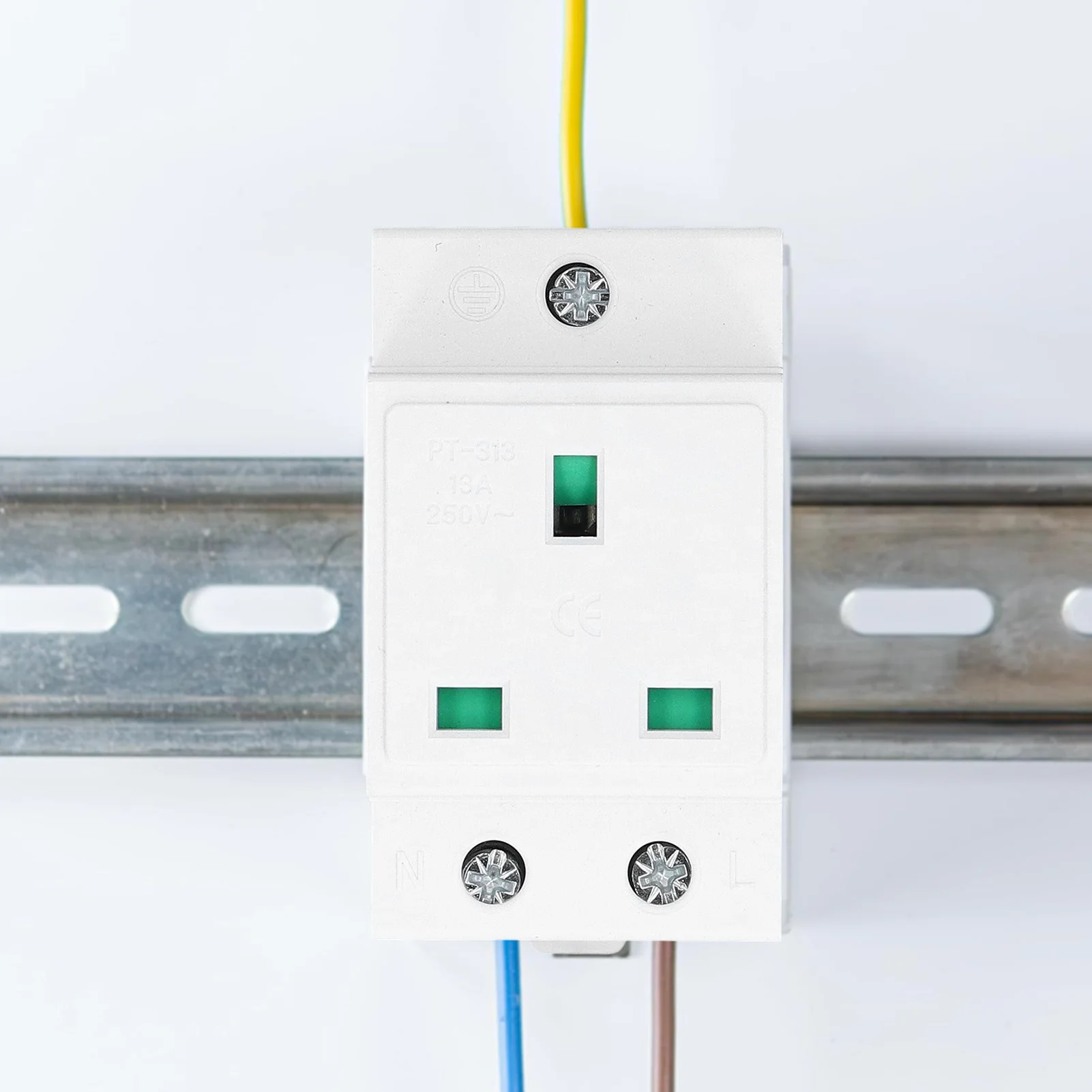 AC Socket Modular Socket DIN Rail Socket Built in Protective Contact Earthing Contact Outlet for Distribution Panel Power Socket
AC Socket Modular Socket DIN Rail Socket Built in Protective Contact Earthing Contact Outlet for Distribution Panel Power Socket