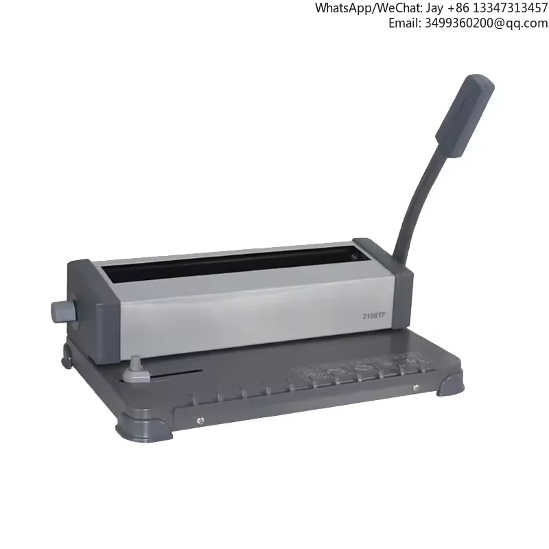 WD-2108 A4 Desktop Office Document Binding Machine Manual Plastic Comb 34-Hole Rubber Ring For Efficient Document Management
WD-2108 A4 Desktop Office Document Binding Machine Manual Plastic Comb 34-Hole Rubber Ring For Efficient Document Management