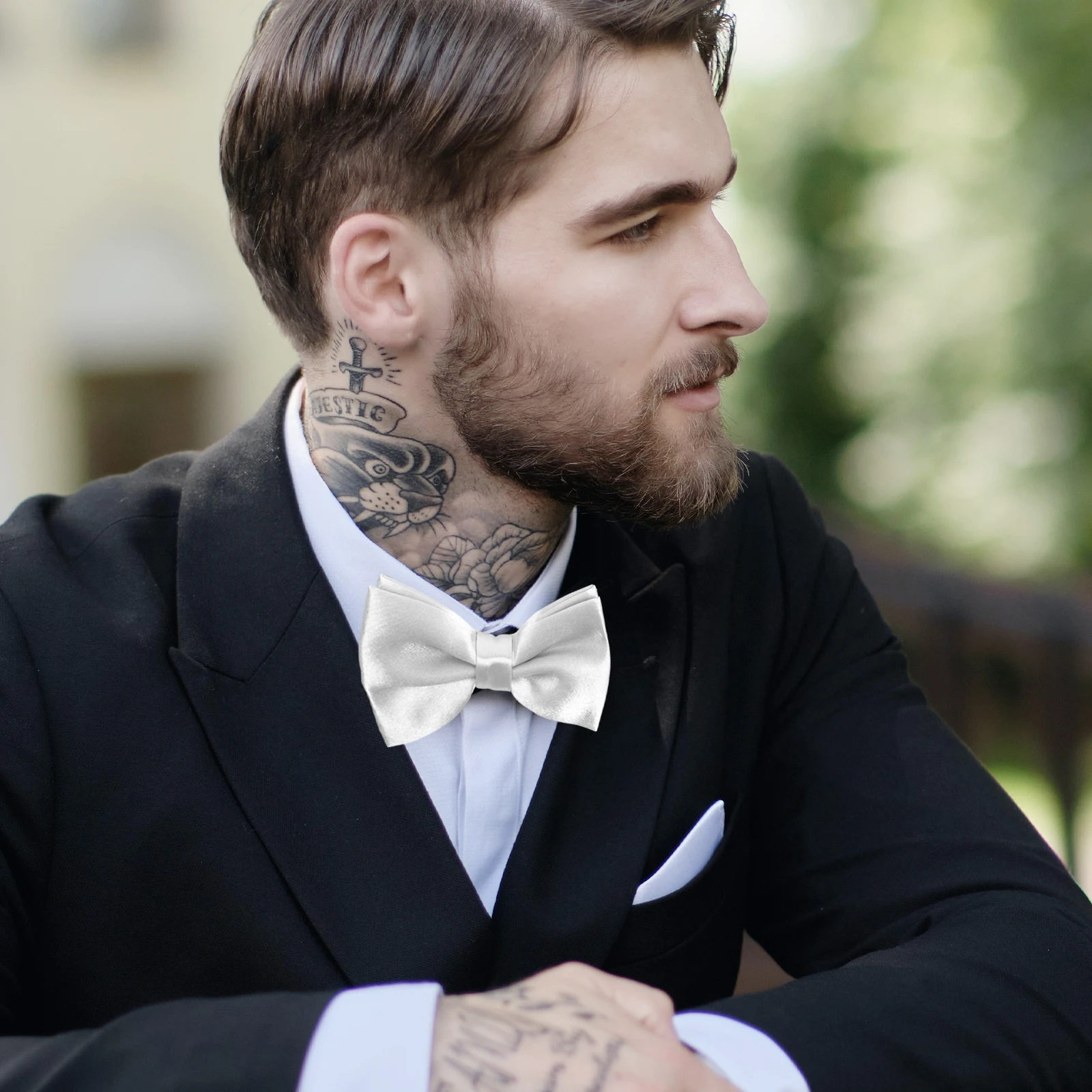 Silk Cummerbund Bow Tie Set Pocket Square H kerchief Mens Formal Wear Wedding GroomsmenCelebration Adjustable Ties
Silk Cummerbund Bow Tie Set Pocket Square H kerchief Mens Formal Wear Wedding GroomsmenCelebration Adjustable Ties