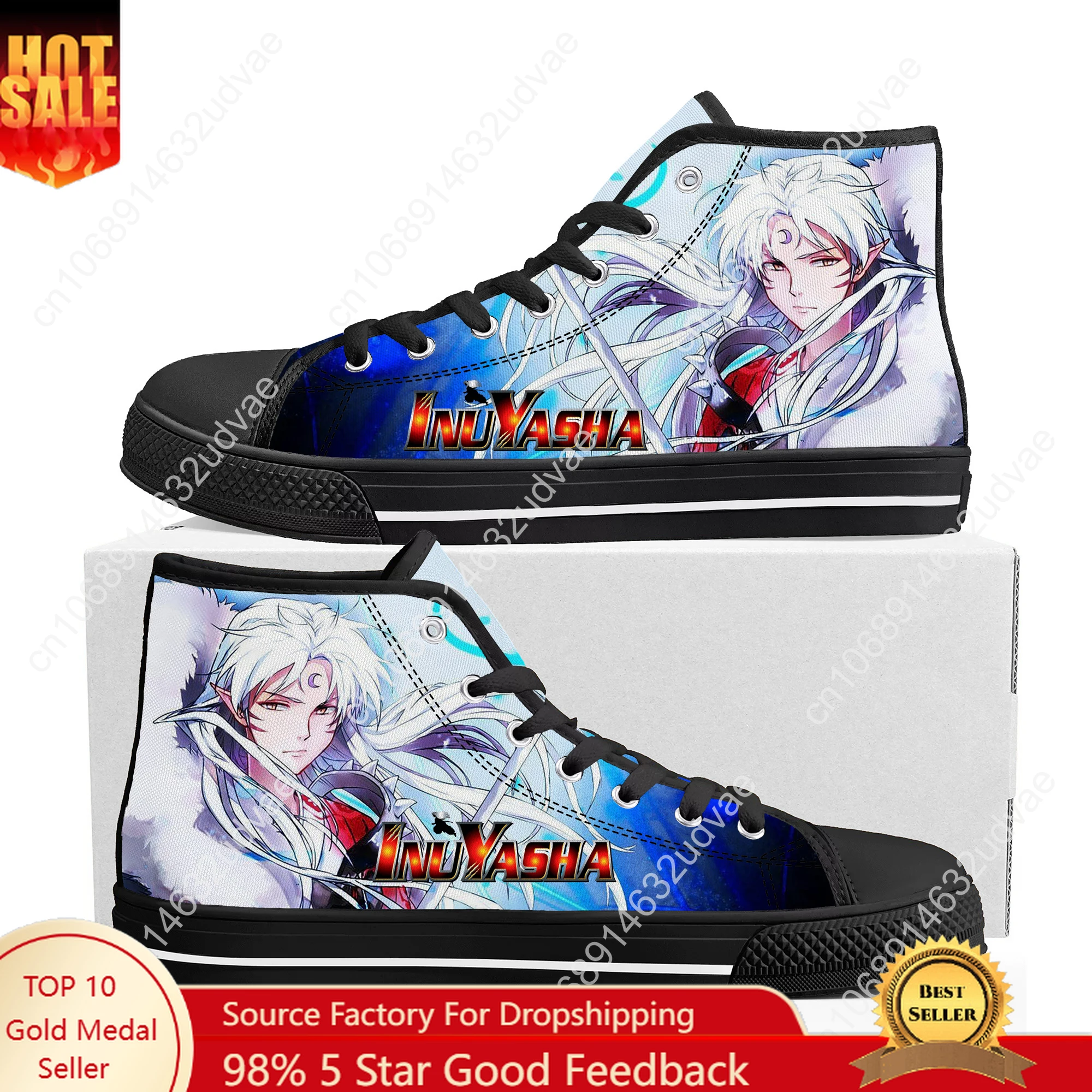 Inuyasha Sesshomaru High Top Sneakers Mens Womens Teenager High Quality Canvas Sneaker 3D Print Casual Shoes Personalized Shoe
Inuyasha Sesshomaru High Top Sneakers Mens Womens Teenager High Quality Canvas Sneaker 3D Print Casual Shoes Personalized Shoe