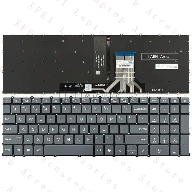D New US Backlit Keyboard AI for HP OmniBook 7 Laptop 16-ay 16-az TPN-Q306
D New US Backlit Keyboard AI for HP OmniBook 7 Laptop 16-ay 16-az TPN-Q306