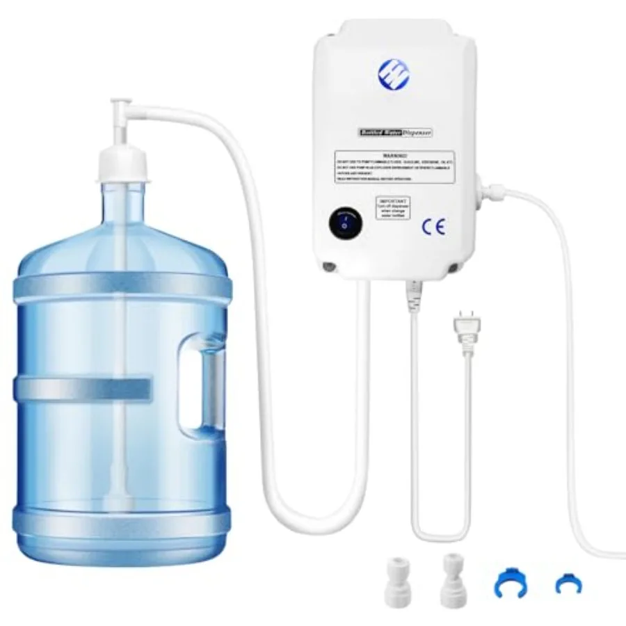 Bottled Water Dispenser Pump System for Home 2L Flow Drinking Water Pump Dispensing Single Inlet for 5 Gal 110V Electric Water
Bottled Water Dispenser Pump System for Home 2L Flow Drinking Water Pump Dispensing Single Inlet for 5 Gal 110V Electric Water