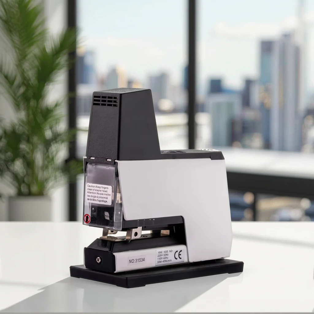 Manual Electric Stapler Metal Desktop Note Taking Device For School Administration Personal Home Office Use Office Note