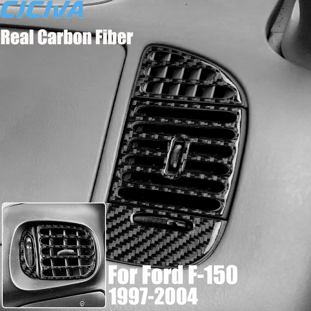 Real Carbon Fiber Car Accessories Dashboard Vent Trim Cover Soft Sticker For Ford F-150 1997 1998 1999 2000 2001 2002 2003 2004
Real Carbon Fiber Car Accessories Dashboard Vent Trim Cover Soft Sticker For Ford F-150 1997 1998 1999 2000 2001 2002 2003 2004