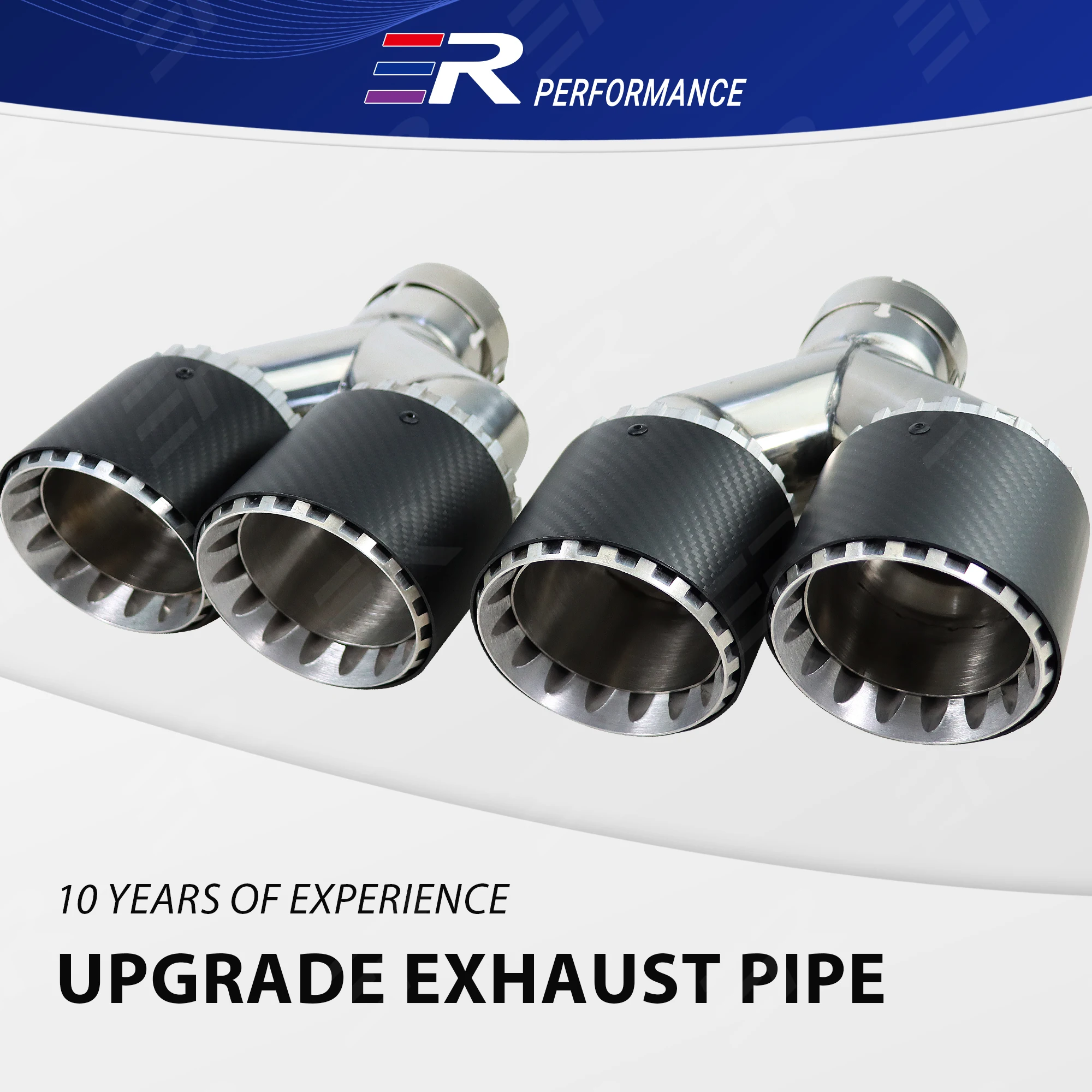 ER Cars Accessories Exhaust Real Carbon Fiber 89mm 101mm Out Muffler Tip System Pipe Modified Nozzle For Auto Modification
ER Cars Accessories Exhaust Real Carbon Fiber 89mm 101mm Out Muffler Tip System Pipe Modified Nozzle For Auto Modification