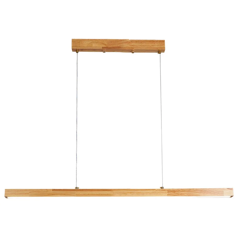 Long chandelier light luxury modern simple solid wood bar desk tea room dining table chandelier Japanese word log lamp
Long chandelier light luxury modern simple solid wood bar desk tea room dining table chandelier Japanese word log lamp