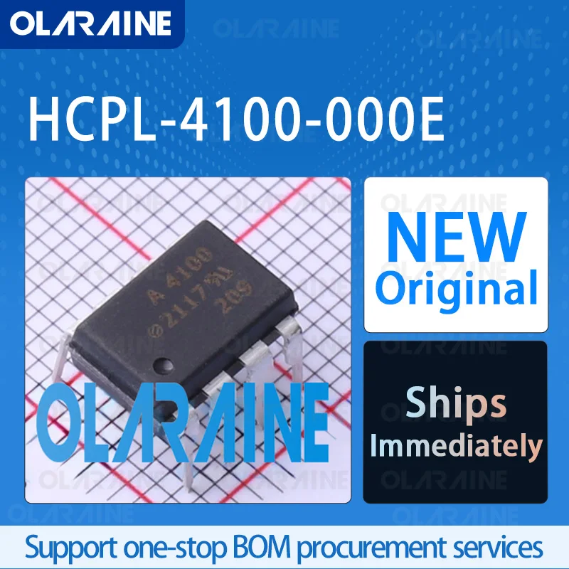 1/5/10Pcs HCPL-4100-000E DIP-8 original 100% New ic chip Logic output optocoupler RoHS 1 Channel If -7 mA Pd-295 mW
1/5/10Pcs HCPL-4100-000E DIP-8 original 100% New ic chip Logic output optocoupler RoHS 1 Channel If -7 mA Pd-295 mW