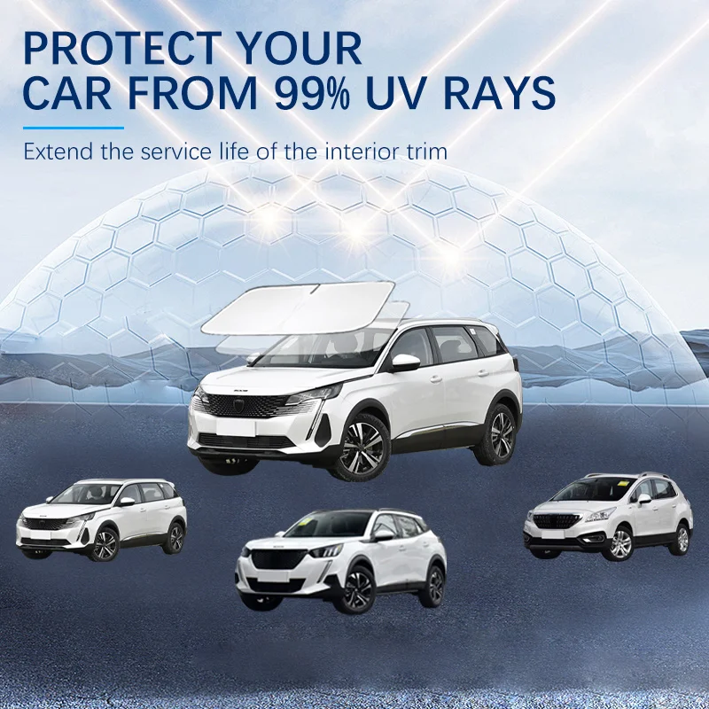 For Peugeot 5008 4008 2008 E-2008 Summer Car Accessories Car Windshield Sun Shade Covers for Front Window Sunscreen UV Parasol
For Peugeot 5008 4008 2008 E-2008 Summer Car Accessories Car Windshield Sun Shade Covers for Front Window Sunscreen UV Parasol