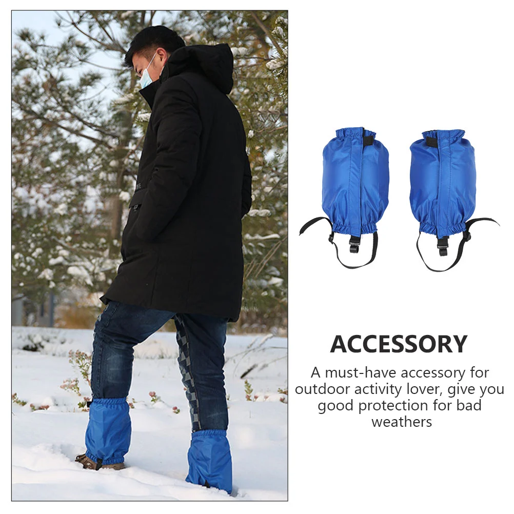 1 Pair (blue) Outdoor Gaiters Boots Water-resistant Leg Protection Anti-snow Protective Sleeves for Men
1 Pair (blue) Outdoor Gaiters Boots Water-resistant Leg Protection Anti-snow Protective Sleeves for Men