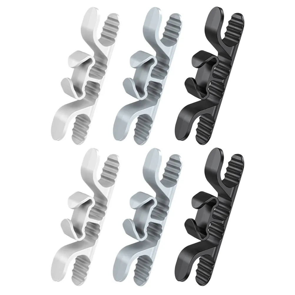 6 pcs Kitchen Appliance Cord Organizer Holder Wire Power Adhesive Wall Mount Hooks Gray White Black Silicone
6 pcs Kitchen Appliance Cord Organizer Holder Wire Power Adhesive Wall Mount Hooks Gray White Black Silicone
