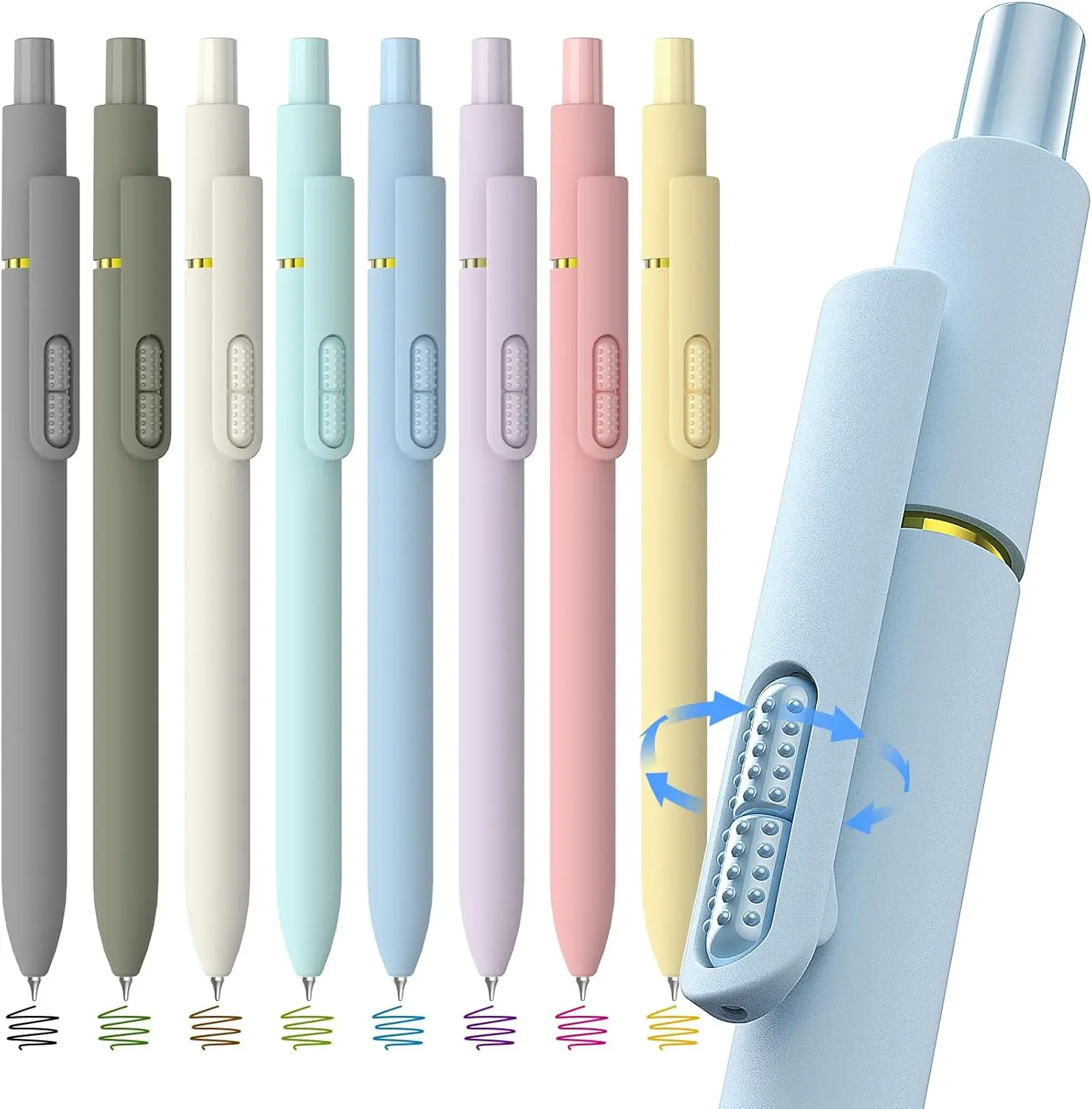 8 Pack Quick-Dry 0.7mm Gel Ink Pens, Morandi Colors for Smooth Writing, Journaling & Drawing - School & Office Supplies
8 Pack Quick-Dry 0.7mm Gel Ink Pens, Morandi Colors for Smooth Writing, Journaling & Drawing - School & Office Supplies