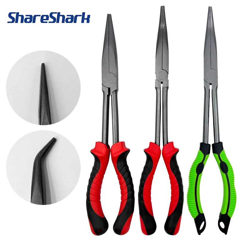 Многофункциональные рыболовные плоскогубцы ShareShark из высокоуглеродистой стали, 29 см, для приманок, с длинным носиком, для разжимания колец, рыболовные инструменты
Многофункциональные рыболовные плоскогубцы ShareShark из высокоуглеродистой стали, 29 см, для приманок, с длинным носиком, для разжимания колец, рыболовные инструменты