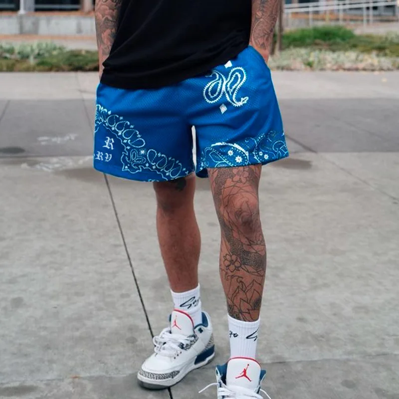 Men Beach Shorts Gym Shorts Casual Pants Running Loose Fitness Sweatpants Mesh Quick-drying Print Basketball Shorts
Men Beach Shorts Gym Shorts Casual Pants Running Loose Fitness Sweatpants Mesh Quick-drying Print Basketball Shorts