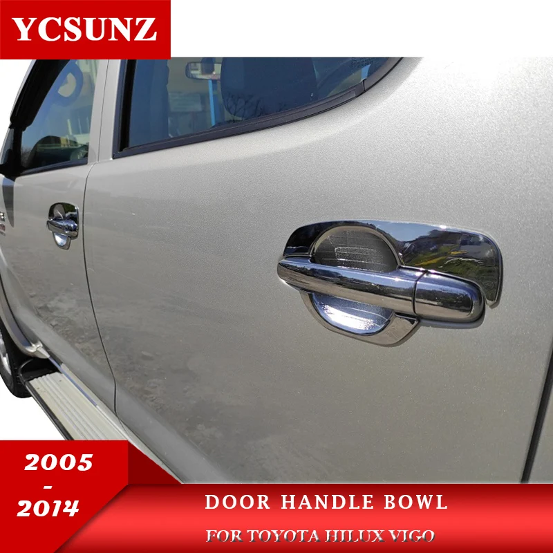 ABS Car Accessories Chrome Black Door Handle Bowl Cover For Toyota Hilux Vigo 2005 2006 2007 2008 2009 2010 2011 2012 2013 2014
ABS Car Accessories Chrome Black Door Handle Bowl Cover For Toyota Hilux Vigo 2005 2006 2007 2008 2009 2010 2011 2012 2013 2014
