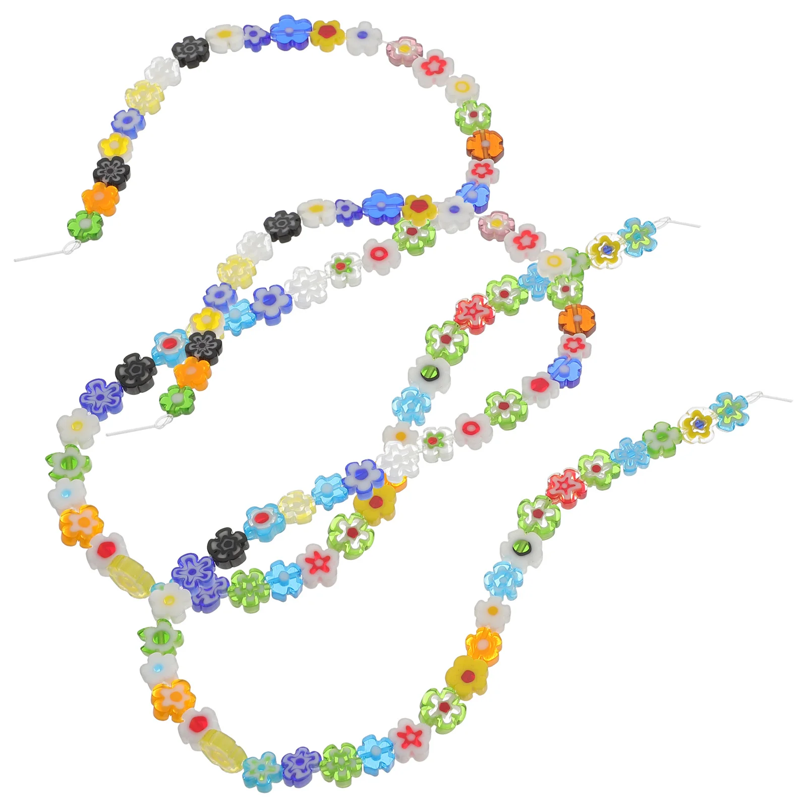 2 Strings Flower Shaped Glass Beads Colorful DIY Craft Supplies for Jewelry Making Bracelets Earrings Hairpins Keychains
2 Strings Flower Shaped Glass Beads Colorful DIY Craft Supplies for Jewelry Making Bracelets Earrings Hairpins Keychains